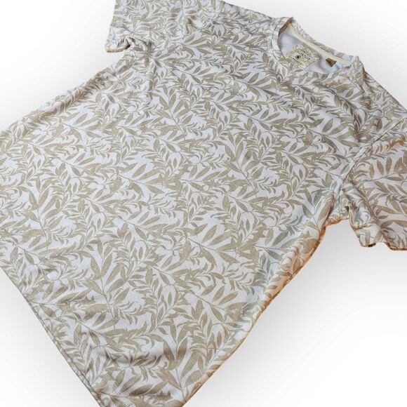 Tasso Elba Island Beige Beach TShirt Large - Picture 3 of 4